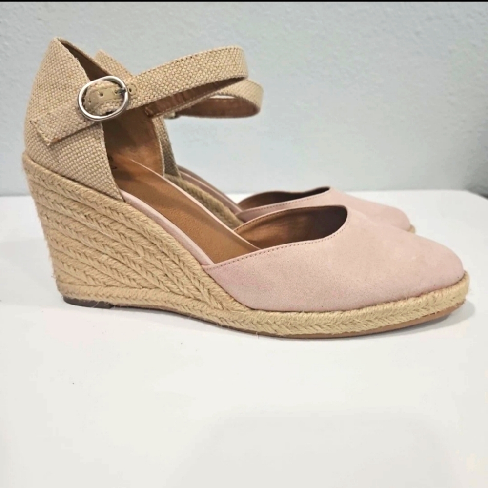Women's Susina Shoes Size 9M Pink  Wedge Espadrille